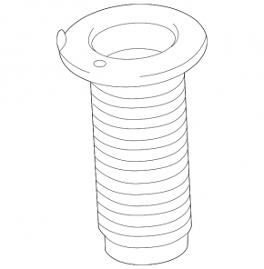 Front left shock absorber boot Nissan Rogue 21-23