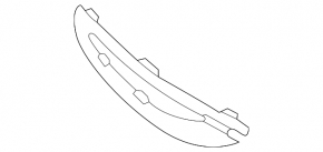 Rear bumper molding right VW Passat 20-22 chrome, R-Line