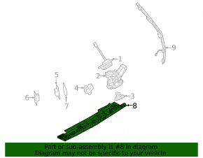 Mitsubishi Outlander 22-25 Foot-Open Trunk Sensor Assembly