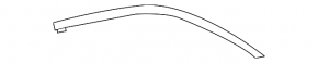Door molding upper rear left Toyota Camry v40 chrome