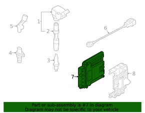 Audi Q3 83A 20 2.0T Engine Computer ECU