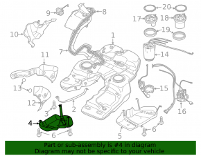 Fuel tank guard right Porsche Cayenne 958 11-14