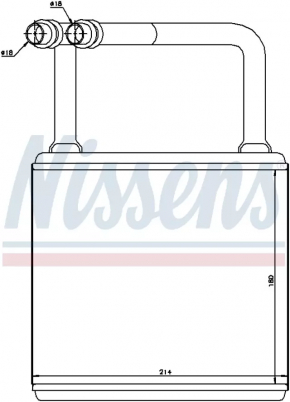 Mercedes W211 heater radiator