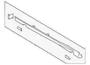 Right threshold Ford Fiesta 11-19 5d