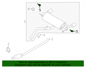Rear Left Muffler Bracket Ford Escape MK4 20-
