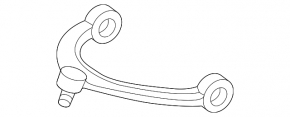 Upper front left control arm for a Porsche Taycan 20-26