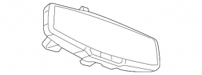 Interior mirror GMC Terrain 10-17 black with auto-dimming and control