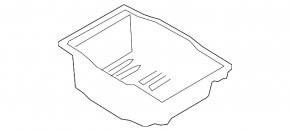 Trunk trough VW CC 08-17