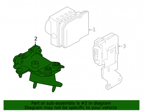 ABS Bracket Infiniti Q50 14-