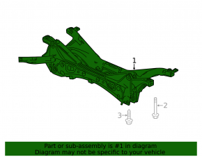 Rear subframe Honda Civic XI FE/FL 22-26 2.0