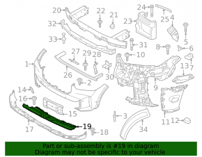 BMW X5 G05 24-26 Front Bumper Lip