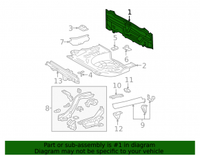 Toyota Prius Rear Panel 20 04-09