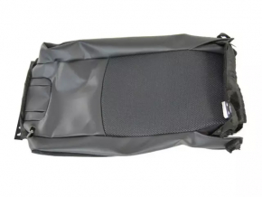 Backrest of the rear row of seats left 3rd row Dodge Journey 11-19 leather black
