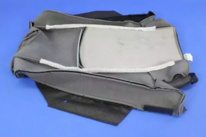 Backrest of the rear row of seats left 3rd row Dodge Journey 11-19 leather black