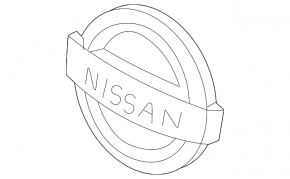 Nissan Kicks 25-26 grille emblem