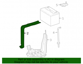 Toyota Camry V40 Hybrid Battery Mount