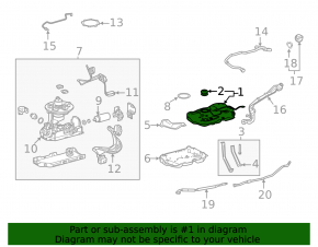 Fuel tank Toyota Venza 21-