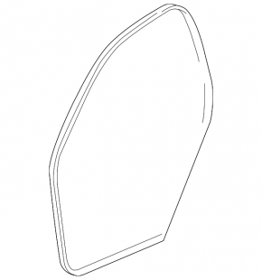 Chevrolet Impala 14-20 rear right door seal, inner