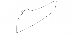 Side trim for the center console, right front, Kia Sorento 21-25 HEV, PHEV, black