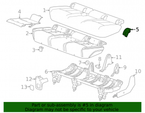 Chevrolet Equinox EV 24-26 rear row Isofix plug black