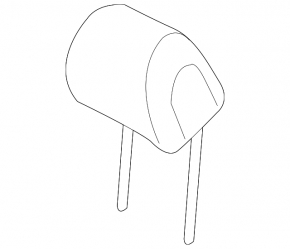 Hyundai Tucson 19-21 driver's seat headrest