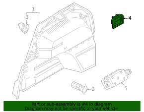 Audi A3 22-26 trunk hook rust