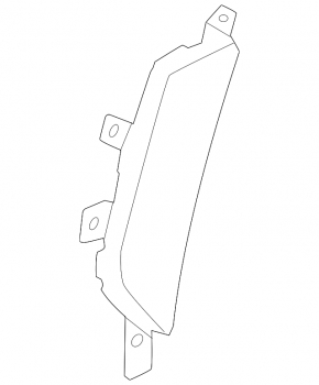 Front left fender arch reflector for Kia EV6 22-24 Gt, Gt-Line