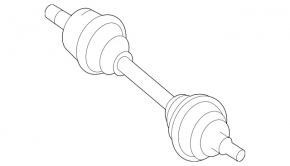 Drive axle shaft front left Mercedes W166 ML/GLE 12-19
