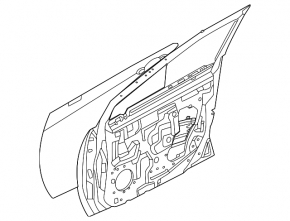 Door bare front right Nissan Sentra 20-25