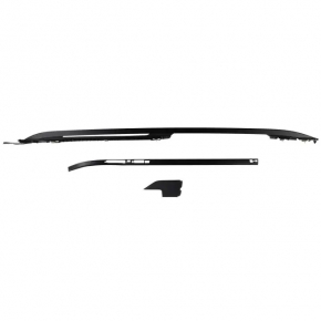 Left roof rail for Ford Explorer 21-23, black, with cover, broken mount