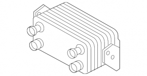 Automatic transmission oil cooler for Land Rover Discovery 17-23