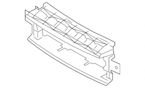 Lower radiator deflector for Land Rover Range Rover 18-21 rest.
