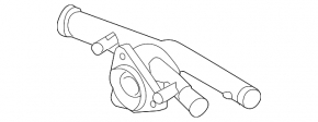 Thermostat housing VW Atlas 18- 3.6