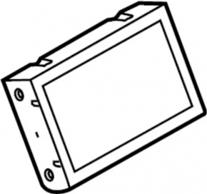 Monitor, display Nissan Pathfinder 13-20 display scratches