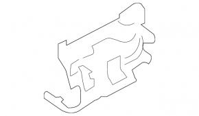 Right engine arch guard for BMW 5 F10 11-16 type 1