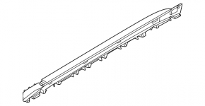 Left upper threshold BMW i4 22-26 M Sport, black