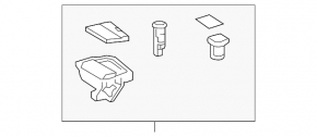 Lexus CT200h 14-17 center console storage box