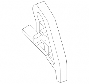 Seal wing hood-wing left Nissan Sentra 20-24