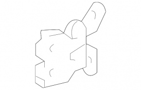 Lower front left door hinge for a 98-07 Lexus LX