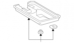 Battery tray Lexus IS250 IS350 10-13