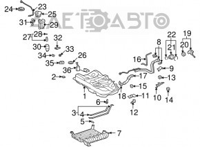 Lexus ES350 Fuel Tank 07-12