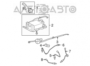Naked charcoal canister absorber for Toyota Rav4 2006-2012