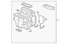 Heater Assembly Acura MDX 07-13
