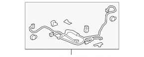 Honda Insight 19-22 passenger seatback wiring