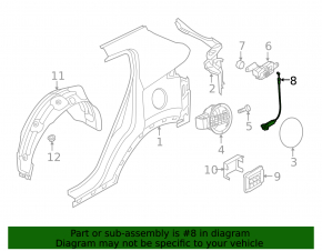 Kia Sportage 17-22 Fuel Filler Door Switch