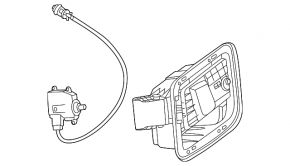 Kia Niro 23- HEV Fuel Door Housing with Lock