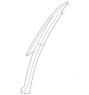 Door trim side rear left Infiniti Q50 14-20