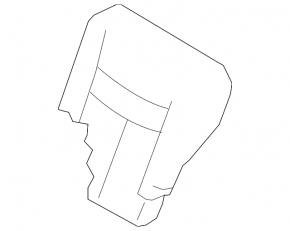 Rear seat backrest, 2nd row, left, Nissan Murano z52 19-23 without AIRBAG, black cloth (velour), for cleaning