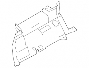 Arch trim left Ford Flex 09-11