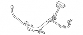 Wiring positive terminal battery Hyundai Elantra 21-
